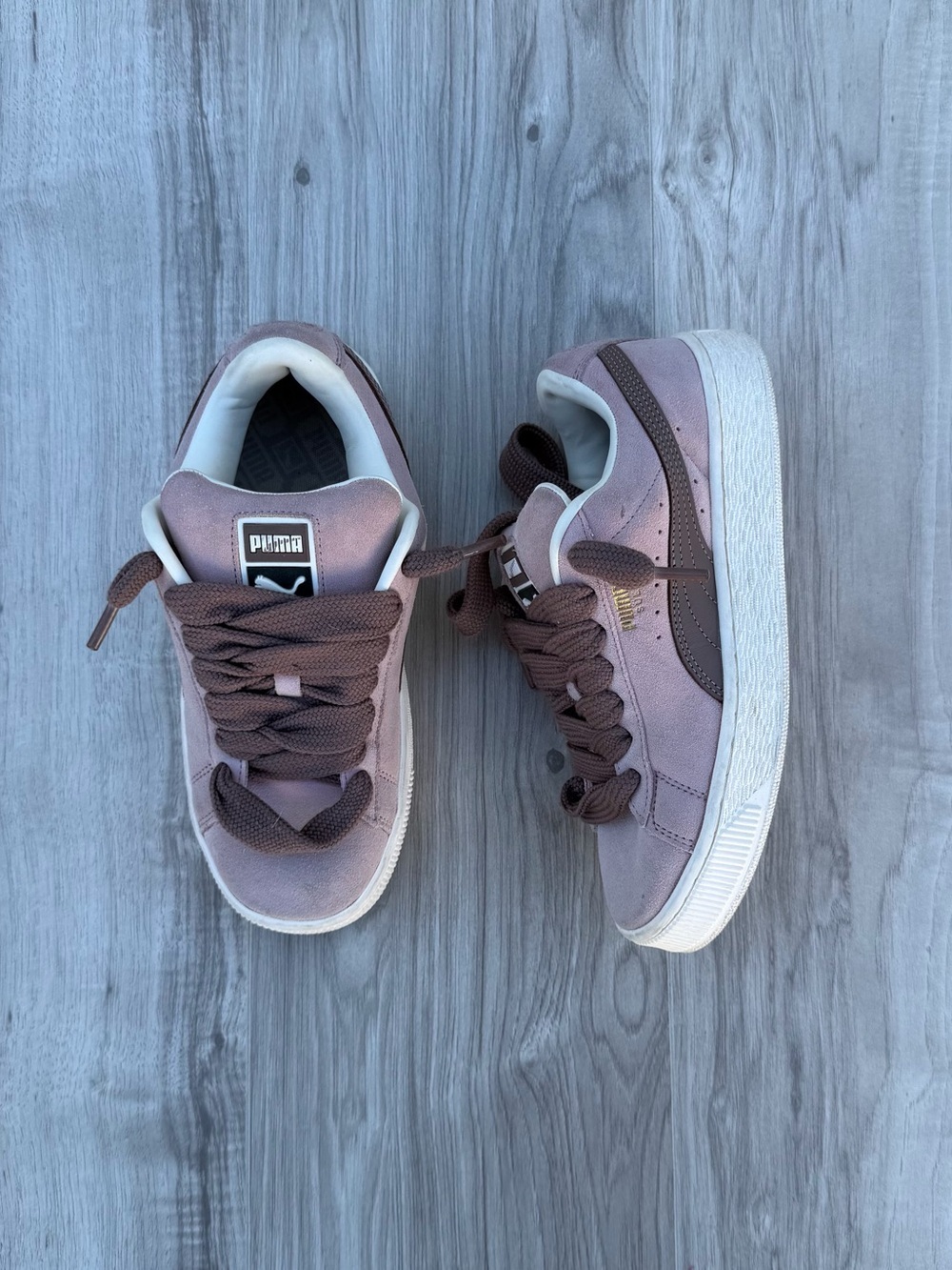 PUMA Suede XL sneakers in the "Future Pink" colorway